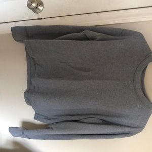 Long sleeve grey shirt